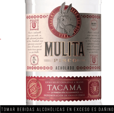 Tacama Pisco Mulita Acholado Botella 2lt