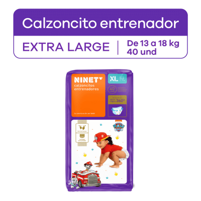 Ninet Pañal Calzoncitos Talla XL Bolsa 40und