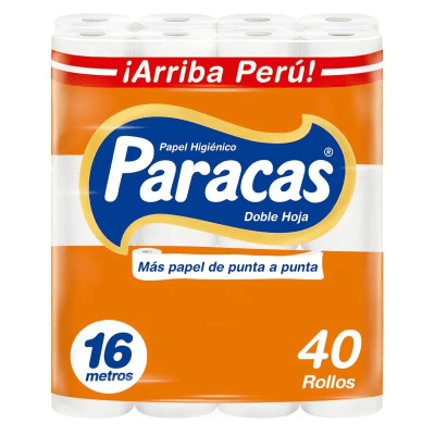 Paracas Naranja Papel Higiénico Maleta 40und