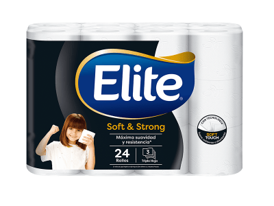 Elite Papel Higiénico Soft & Strong Maleta 24und1