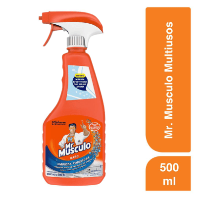 Mr Musculo Limpiador Líquido Baño Gatillo 500ml1
