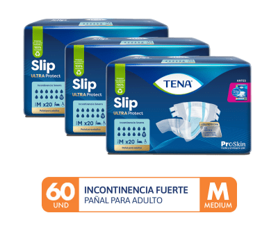 Tena Pañal Slip Ultra Protect Talla M Pack 3und1