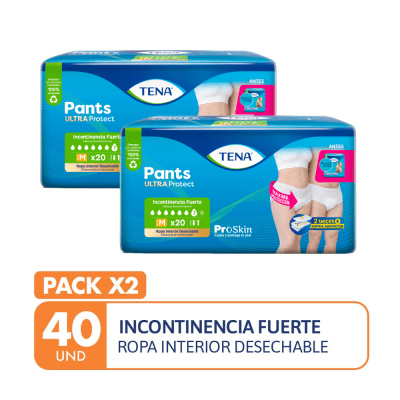 Tena Pants Ultra Protect Talla M Pack 2und1