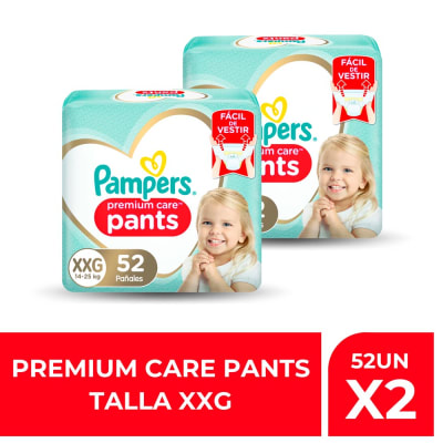 Pampers Pañal Pants Premium Care Talla XXG Pack 2und