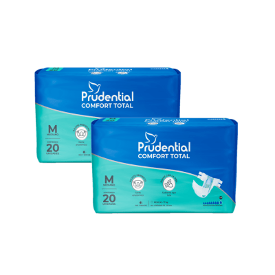Prudential Pañal Confort Total Talla M Pack 2und1