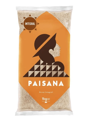 Paisana Arroz Integral Bolsa 1kg