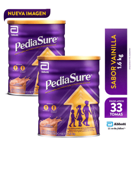 Pediasure Sabor Chocolate Lata 1.6kg Pack 2und