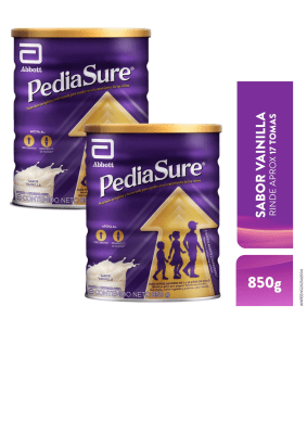 Pediasure Sabor Vainilla Lata 850gr Pack 2und