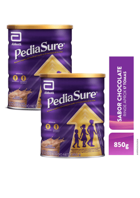 Pediasure Sabor Chocolate Lata 850gr Pack 2und1
