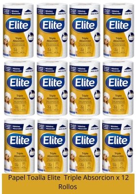Papel Toalla Elite Plancha 12 Un