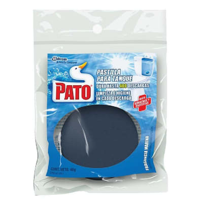 Pato Pastilla Para Tanque Fragancia Marina 48gr