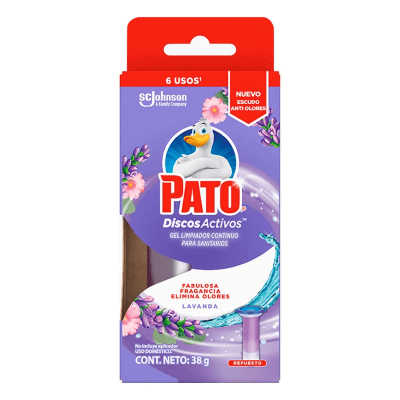 Pato Gel Discos Activos Lavanda Repuesto 36ml