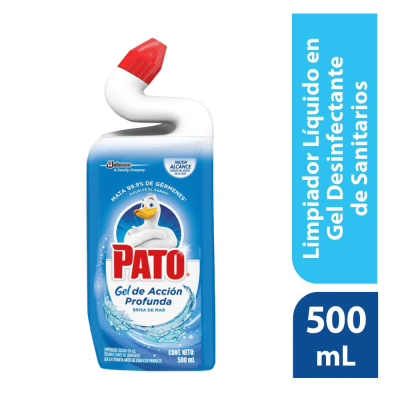 Pato Gel Limpia Inodoros Marina Botella 500ml