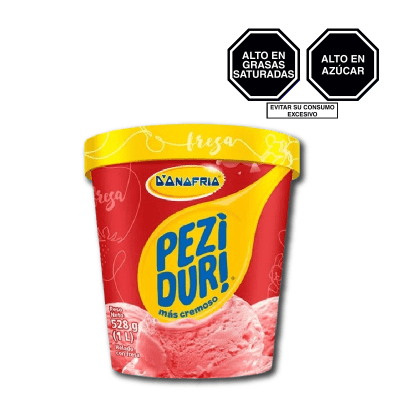 Helado D'ONOFRIO Peziduri Fresa Pote 900ml