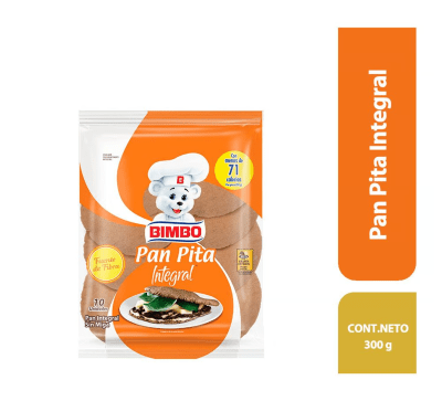 Bimbo Pan Pita Integral 10und