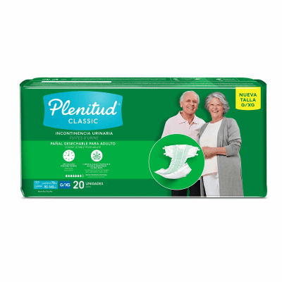 Plenitud Pañal Classic Talla G/XG Bolsa 20und