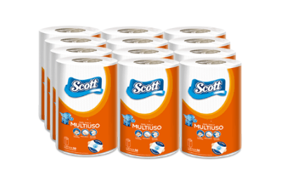 Scott Papel Toalla Multiuso Plancha 12und