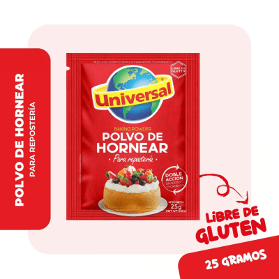 Universal Polvo de Hornear Sobre 25gr