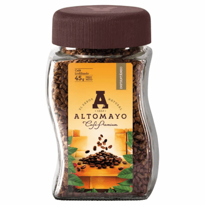Altomayo Café Liofilizado Instantáneo Frasco 45gr1