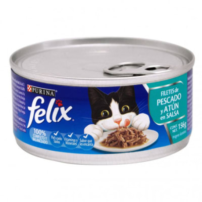 Felix filete de pescado y atun en salsa156gr