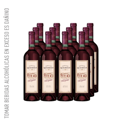 Santiago Queirolo Vino Borgoña Botella 750ml Caja 12und