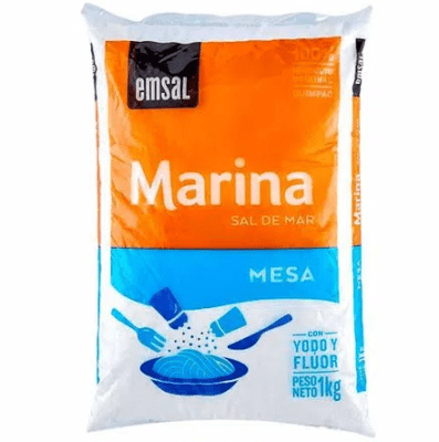 Emsal Marina Sal de Mesa Bolsa 1kg