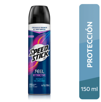Speed Stick Desodorante Feel Attractive Spray 150ml1