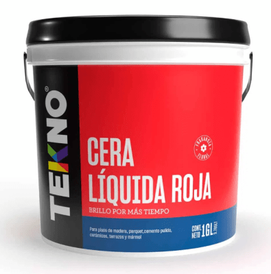 Tekno Cera Líquida Roja Balde 3.785lt