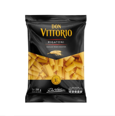 Don Vittorio Fideo Rigatoni Bolsa 250gr