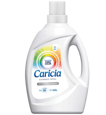 Caricia Detergente Líquido Cuidado Total Botella 2.6lt