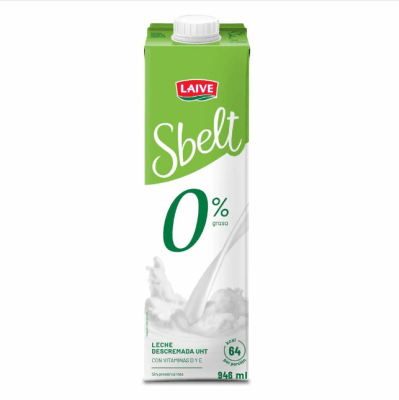 Laive Leche Sbelt 0% Grasa UHT Caja 946ml