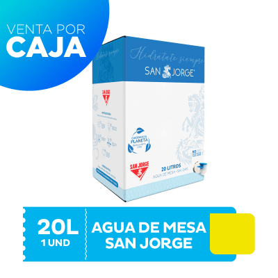San Jorge Agua sin Gas Caja 20lt
