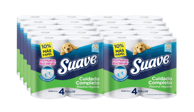 Suave Papel Higiénico Cuidado Completo Plancha 48und1