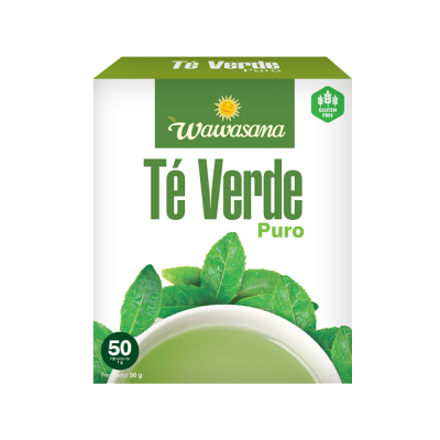 Wawasana Té Verde Puro Filtrante Caja 50und