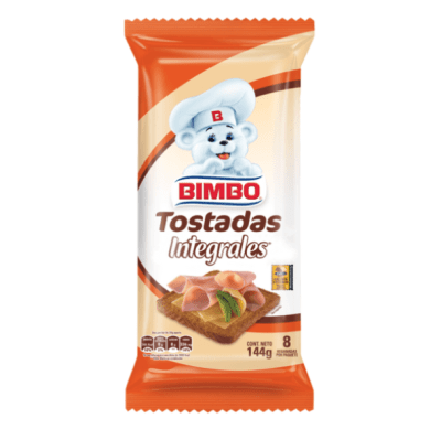 Bimbo Tostadas Integrales Bolsa 10und1