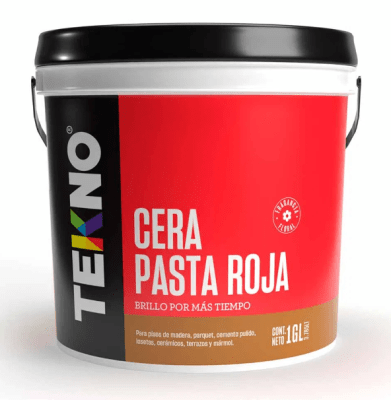 Tekno Cera Pasta Roja Balde 3.785lt