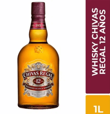 Whisky Chivas Regal 12 Años Botella 1L
