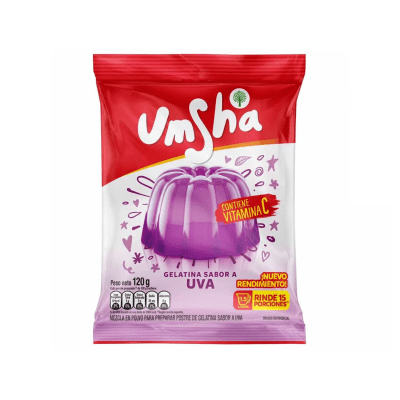 Umsha Gelatina Sabor Uva Bolsa 130gr