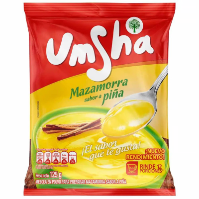 Umsha Mazamorra Sabor Piña Bolsa 125gr