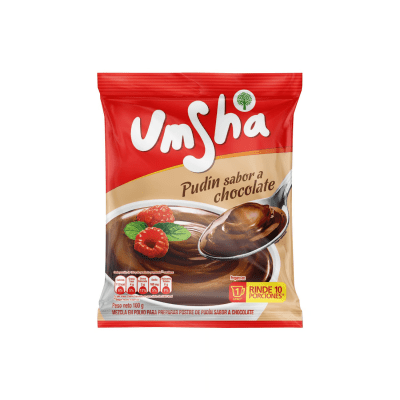 Umsha Pudín Sabor Chocolate  Bolsa 100gr1