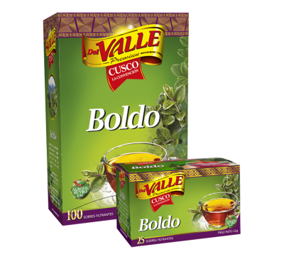Del Valle Boldo Filtrante Caja 25und