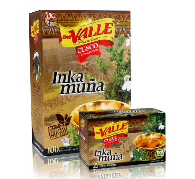 Del Valle Inka Muña Filtrante Caja 25und1