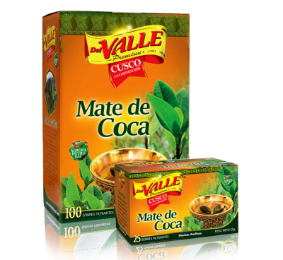 Del Valle Mate de Coca Filtrante Caja 100und1