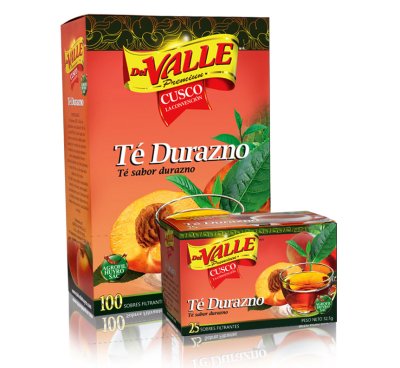 Del Valle Té Durazno Filtrante Caja 100und1