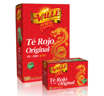 Del Valle Té Rojo Oriental Filtrante Caja 25und
