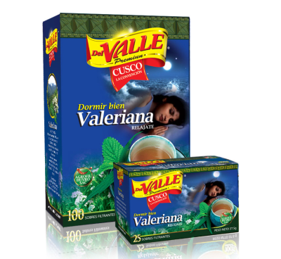 Del Valle Valeriana Filtrante Caja 100und1