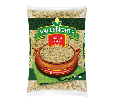 Valle Norte Lenteja Bebé Bolsa 500gr