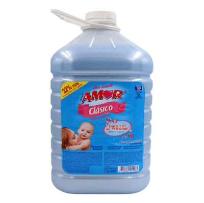 Amor Suavizante Clásico Frescura Natural Galón 5lt