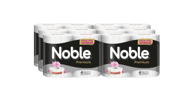 Noble Negro Papel Higiénico Plancha 24und