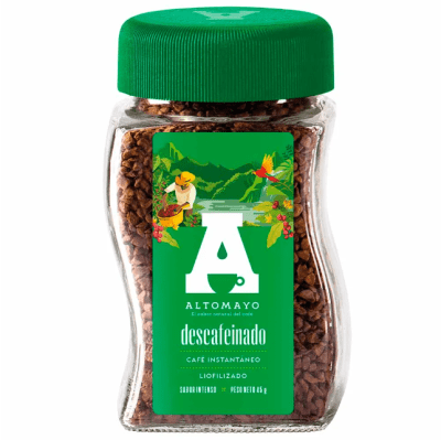 Altomayo Café Descafeinado Instantáneo Frasco 45gr